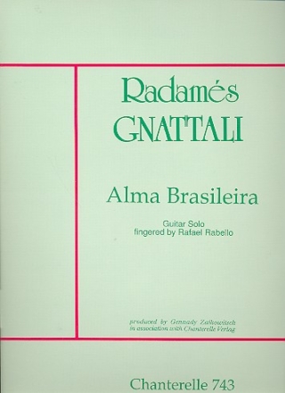 Alma brasileira for guitar solo