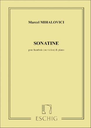 Sonatine op.13 pour hautbois (violon) et piano