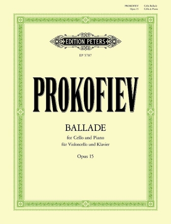 Ballade op.15 fr Violoncello und Klavier