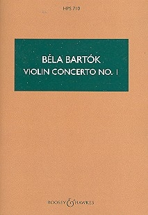 Konzert Nr.1 op.post. fr Violine und Orchester Studienpartitur