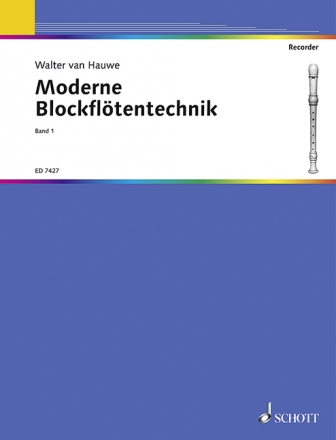 Moderne Blockfltentechnik Band 1 fr Sopran- oder Alt-Blockflte