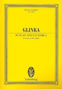Ouvertre zu Ruslan und Ludmila fr Orchester Studienpartitur