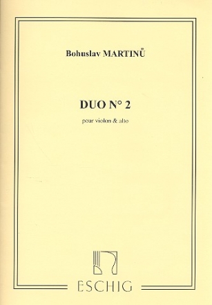 Duo Nr. 2 fr Violine und Viola Stimmen