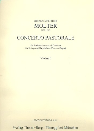 Concerto pastorale fr Streicher Violine 1