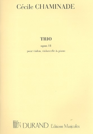 Trio sol mineur op.11 pour piano, violon et violoncelle parties