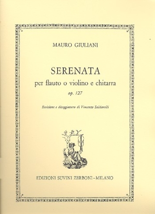 Serenata op.127 per flauto (violino) e chitarra partitura e parte