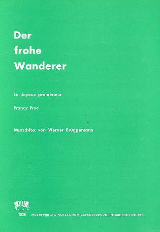 Der frohe Wanderer fr Akkordeon (mit 2. Stimme)