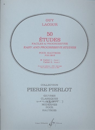 50 tudes faciles et progressives vol.1 (nos.1-25) pour hautbois