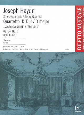 Streichquartett D-Dur op.64,5 Hob.III:63 Stimmen