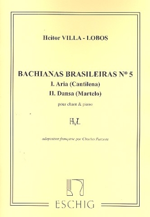 Bachianas brasileiras no.5 pour chant et piano