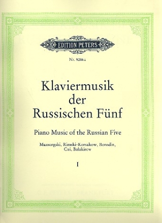 Klaviermusik der russischen Fnf Band 1 fr Klavier