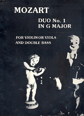 Duo G major no.1 KV423 for violin or viola and double bass