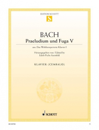 Praeludium V und Fuga V D-Dur BWV 850 fr Klavier