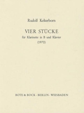 4 Stcke fr Klarinette und Klavier