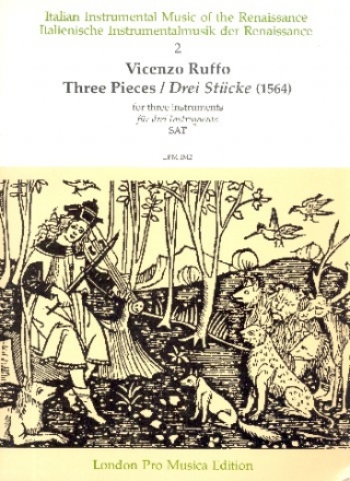 3 Pieces from 1564 for 3 instruments (SAT) score and parts