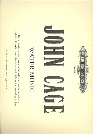 Water Music for a pianist-musician