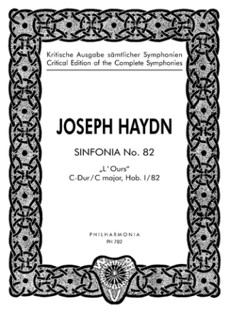 Sinfonie C-Dur Nr.82 Hob.I:82 (l'Ours) fr Orchester Studienpartitur