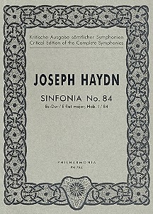SINFONIE ES-DUR NR.84 HOB.I:84 FUER ORCHESTER STUDIENPARTITUR