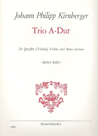 Trio A-Dur  fr Flte (Violine) und Bc