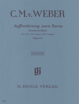 Aufforderung zum Tanze op.65 Rondo brillant Des-Dur fr Klavier