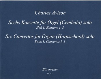 6 Konzerte Band 1 (Nr.1-3) für Orgel (Cembalo) solo