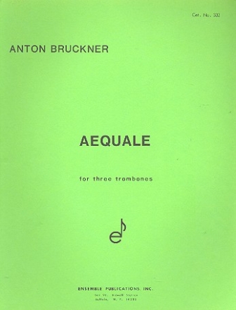 Aequale for 3 trombones score and parts