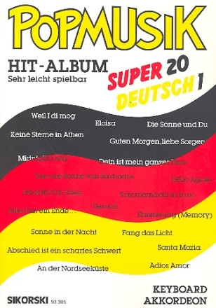 Popmusik Hit-Album Super 20: Deutsch 1