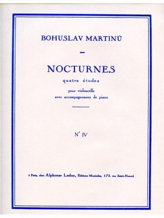 Nocturnes pour violoncelle et piano
