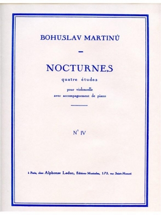 Nocturnes pour violoncelle et piano