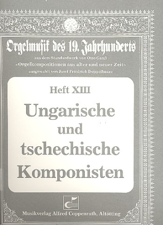 Ungarische und tschechische Komponisten fr Orgel