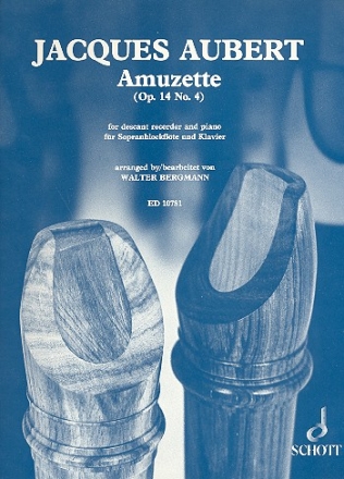 Amuzette op.14,4 for soprano recorder and piano