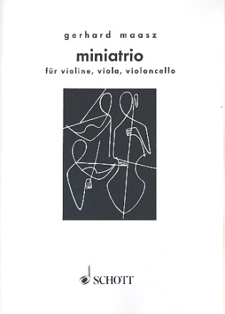 Miniatrio für Violine, Viola und Violoncello Stimmensatz