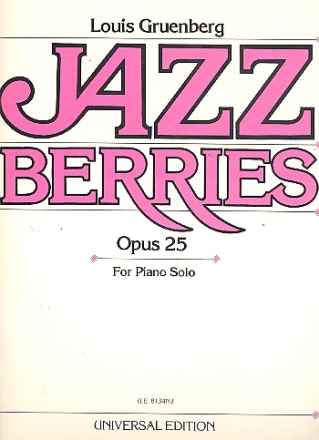 JAZZ BERRIES OP.25 FUER KLAVIER