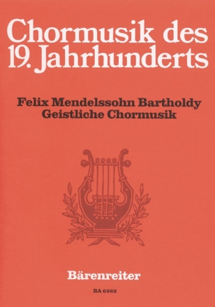 Geistliche Chormusik fr gem Chor a cappella Partitur(dt)