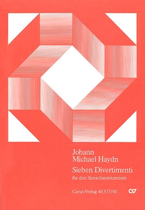 Sieben Divertimenti fr 3 Streichinstrumente Partitur