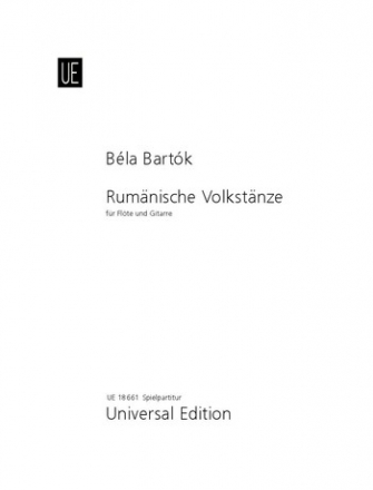 Rumnische Volkstnze fr Flte und Gitarre Partitur