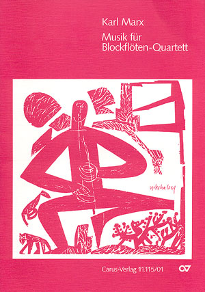 Musik nach plattdeutschen Liedern fr Blockfltenquartett Partitur