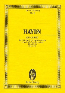 Streichquartett G-Dur op.64,4 Hob.III:66 fr Streichquartett Studienpartitur