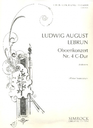 Concerto C-Dur Nr.4 fr Oboe und Orchester Kadenzen