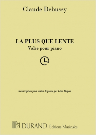 La plus que lente Valse pour violon et piano