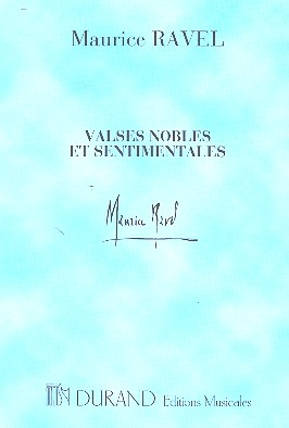 Valses nobles et sentimentales pour orchestre partition miniature