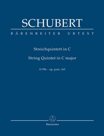 Streichquintett C-Dur D956 oppost.163  Studienpartitur