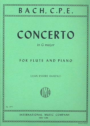 Concerto G major for flute and piano