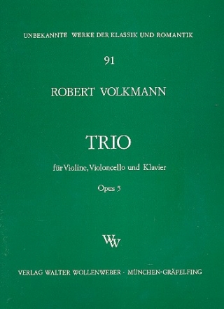 Klaviertrio op.5  