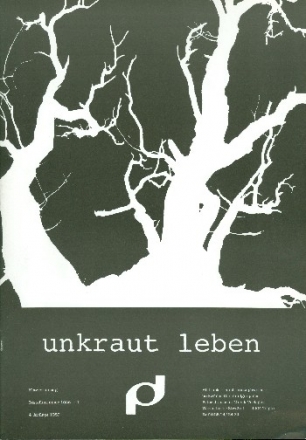 Unkraut Leben  fr Chor und Instrumente Partitur (=Klavierauszug)