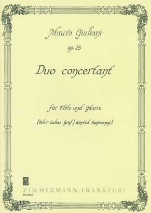 Duo concertant op.25 fr Flte und Gitarre