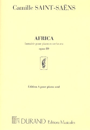 Africa op.89 fantaisie  pour piano