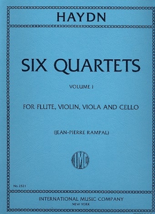 6 Quartets vol.1 (nos.1-3) for flute and string trio parts
