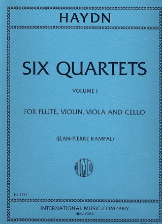 6 Quartets vol.1 (nos.1-3) for flute and string trio parts