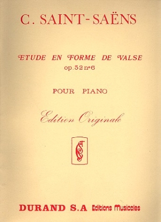 Etude en forme de valse op.52,6 pour piano